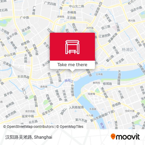 汉阳路吴淞路 map