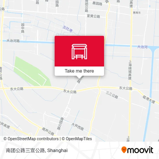 南团公路三宣公路 map