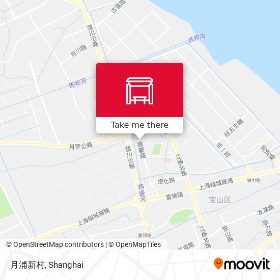月浦新村 map