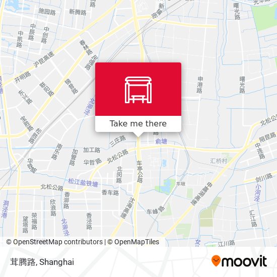 茸腾路 map