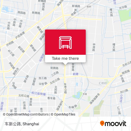 车新公路 map