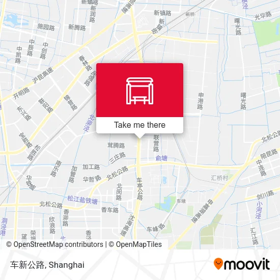车新公路 map