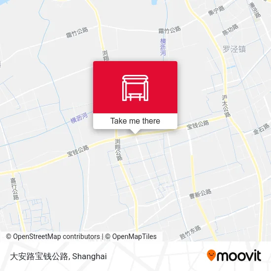 大安路宝钱公路 map