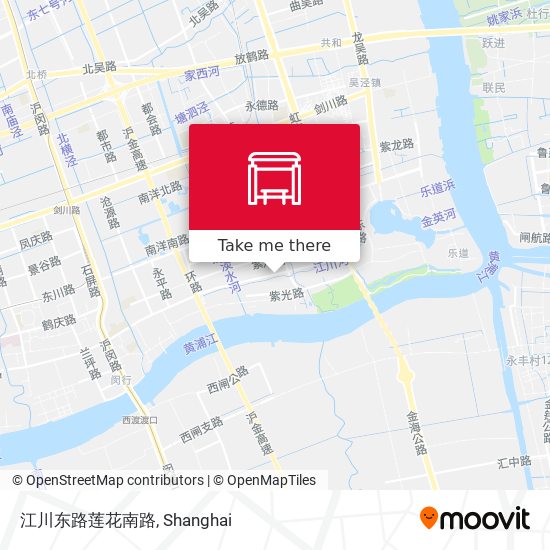 江川东路莲花南路 map