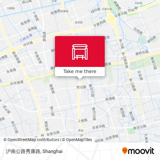 沪南公路秀康路 map