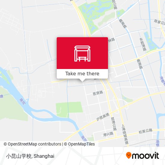 小昆山学校 map
