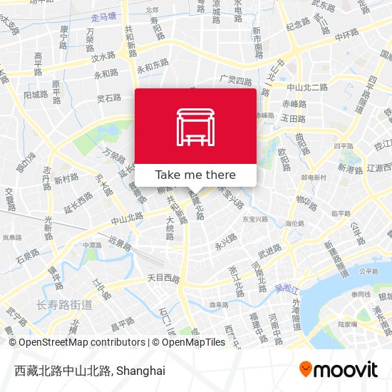 西藏北路中山北路 map