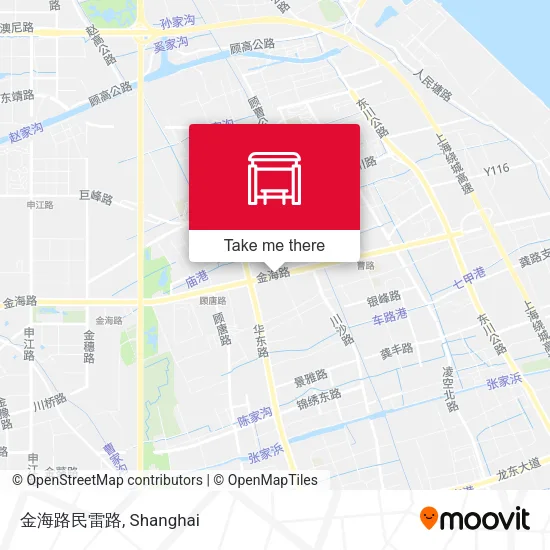 金海路民雷路 map