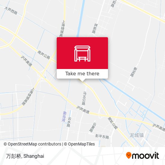 万彭桥 map