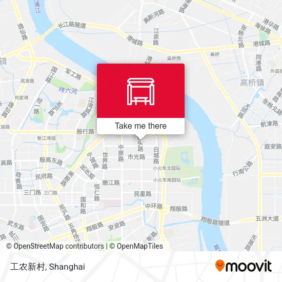 工农新村 map