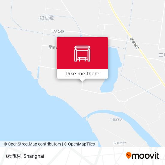 绿湖村 map