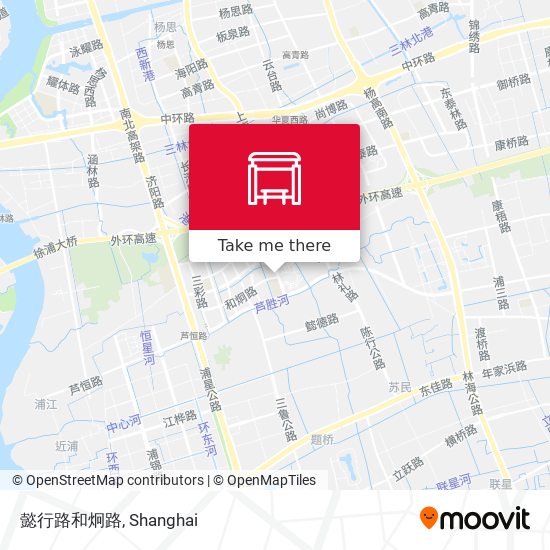 懿行路和炯路 map