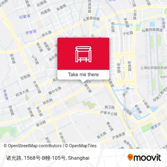 诸光路, 1568号-B幢-105号 map