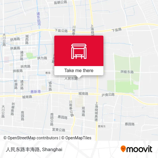 人民东路丰海路 map