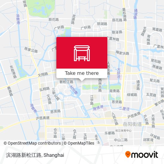 滨湖路新松江路 map