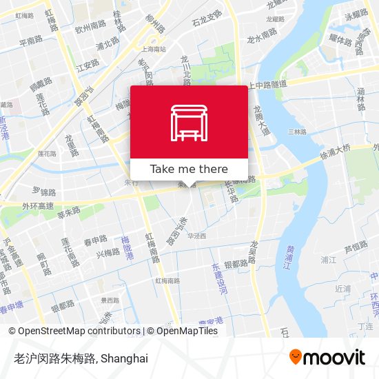 老沪闵路朱梅路 map