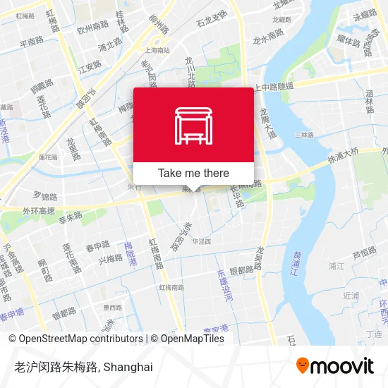 老沪闵路朱梅路 map