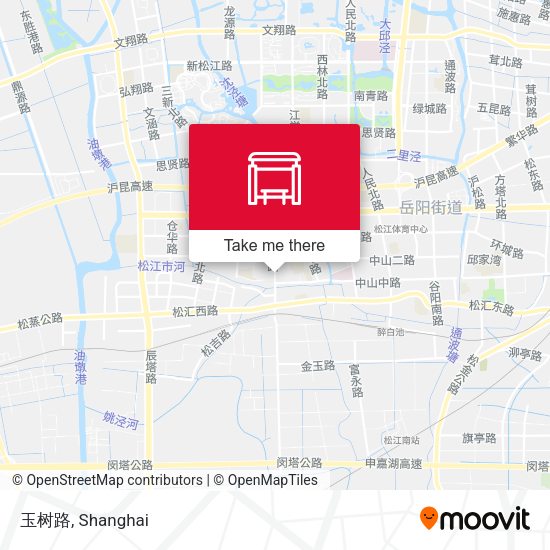玉树路 map