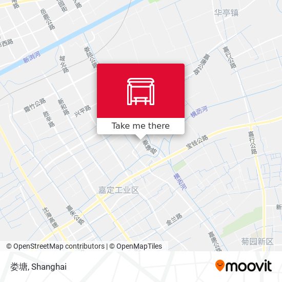 娄塘 map