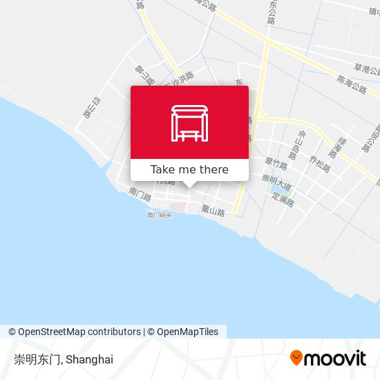 崇明东门 map