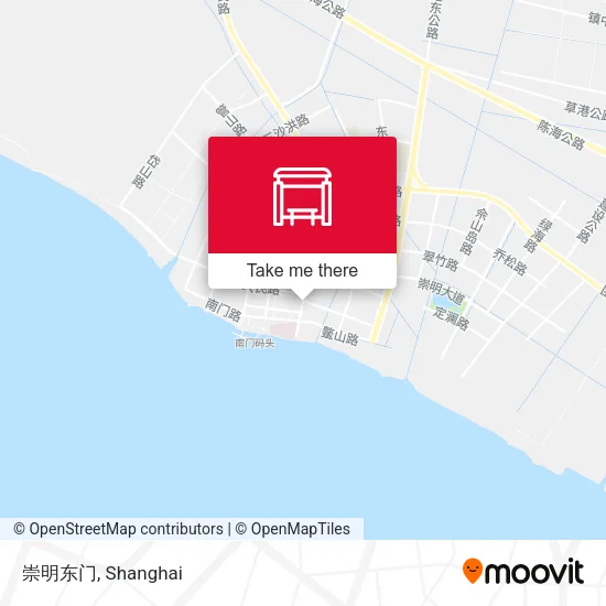 崇明东门 map