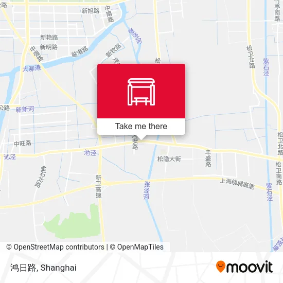 鸿日路 map