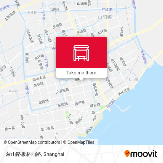 蒙山路板桥西路 map