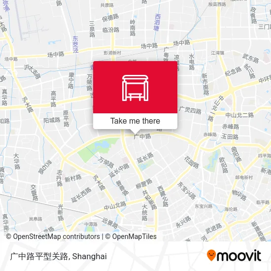 广中路平型关路 map