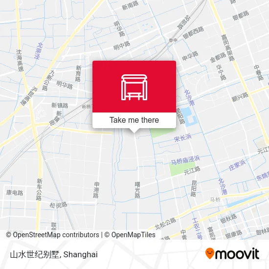 山水世纪别墅 map