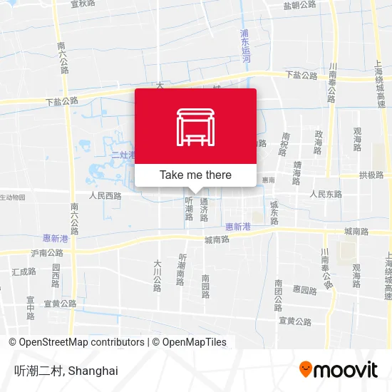 听潮二村 map