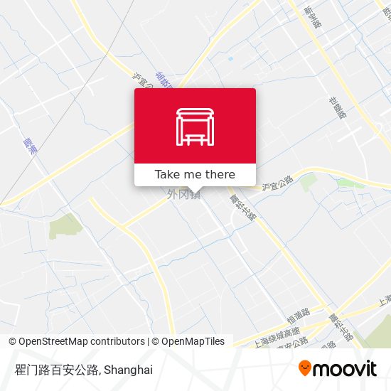瞿门路百安公路 map