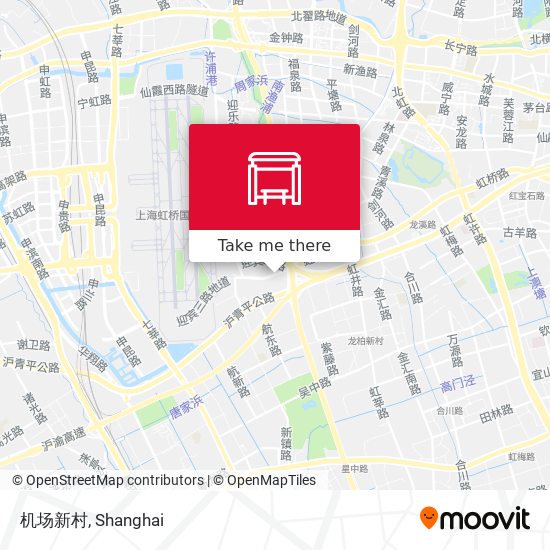 机场新村 map