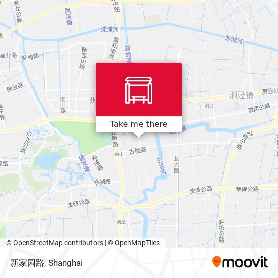 新家园路 map