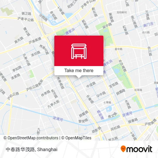 中春路华茂路 map