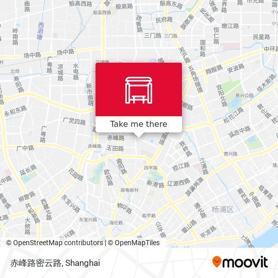 赤峰路密云路 map