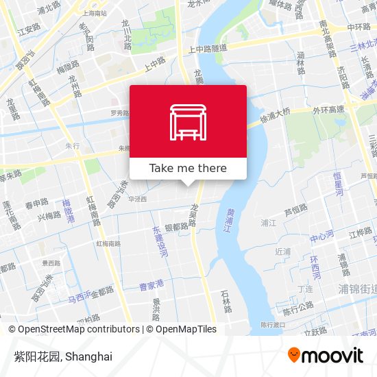 紫阳花园 map