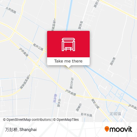 万彭桥 map