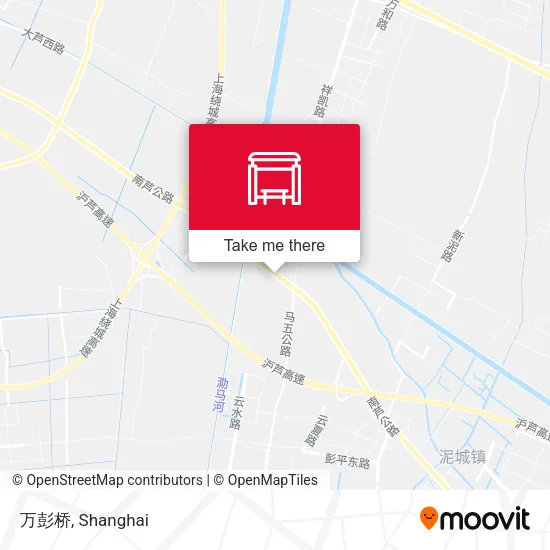 万彭桥 map