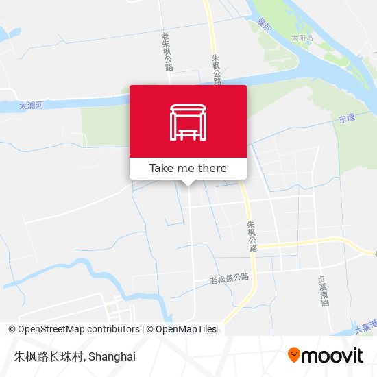 朱枫路长珠村 map
