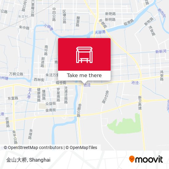 金山大桥 map
