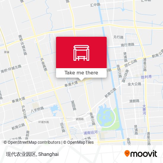 现代农业园区 map