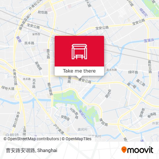 曹安路安谐路 map