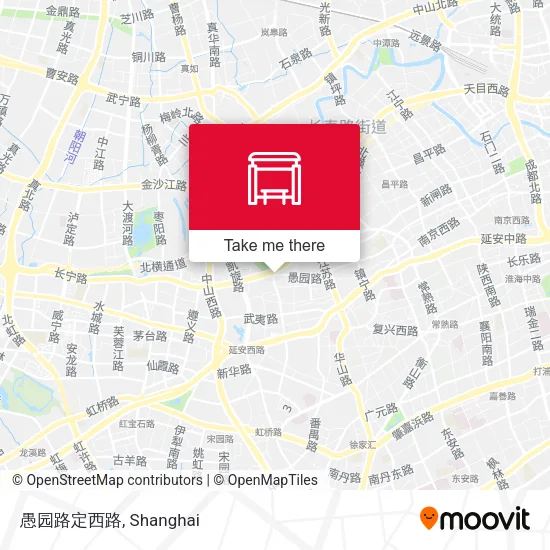愚园路定西路 map