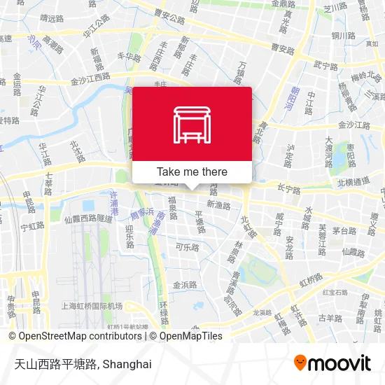 天山西路平塘路 map