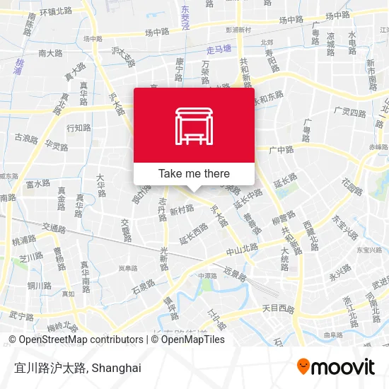 宜川路沪太路 map