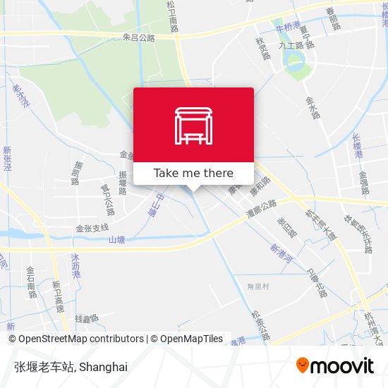 张堰老车站 map