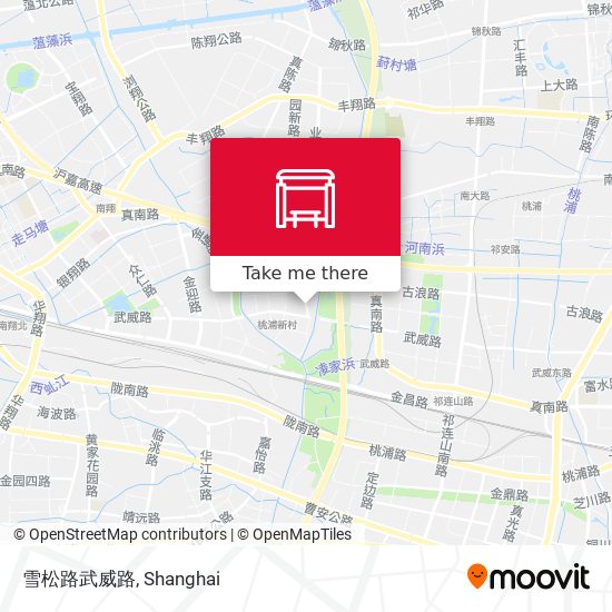 雪松路武威路 map