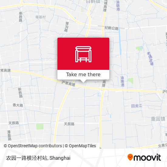 农园一路横泾村站 map