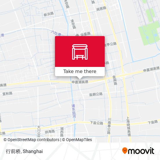 行前桥 map
