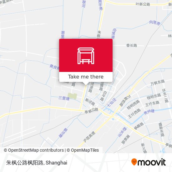 朱枫公路枫阳路 map